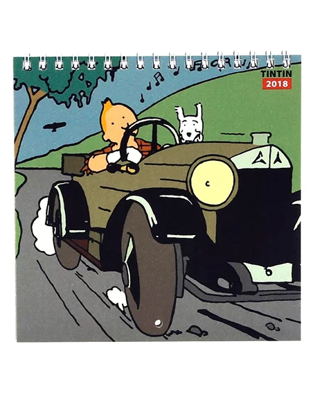 es::Calendario Tintín 2018 Grande