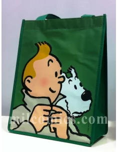 es::Bolsa Tintín Gabardina Verde