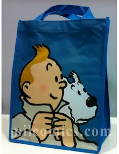 es::Bolsa Tintín Gabardina Azul