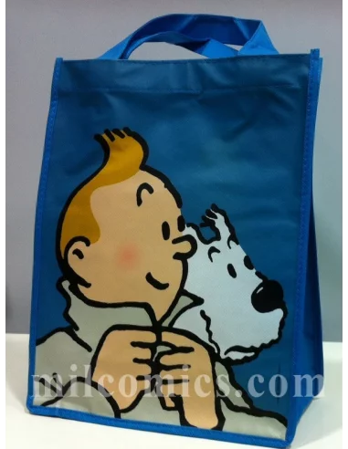 es::Bolsa Tintín Gabardina Azul