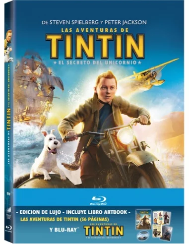 es::Las Aventuras De Tintín: El Secreto DeL Unicornio Formato Blu-Ray + Libro