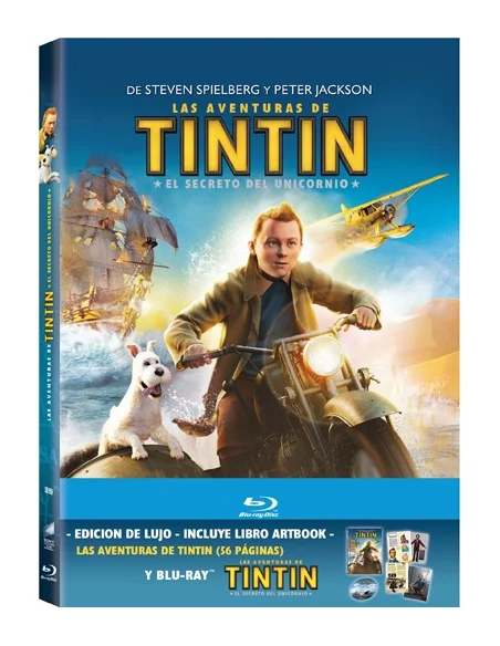 es::Las Aventuras De Tintín: El Secreto DeL Unicornio Formato Blu-Ray + Libro