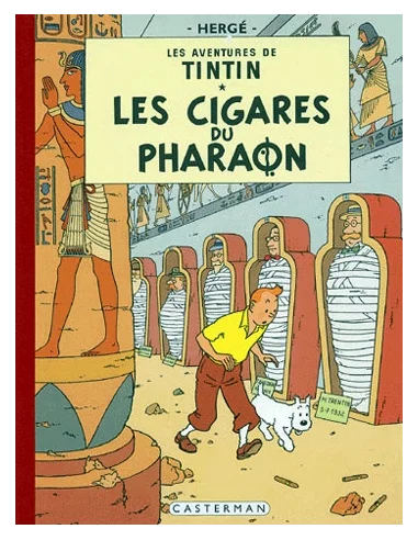 es::Facsímil Tintín 04 Color en Francés: Les Cigares Du Pharaon - Album Facsímil Color en Francés