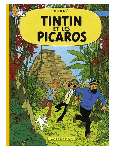 es::Facsímil Tintín 23 Color en Francés: Tintin Et Les Picaros - Album Facsímil Color en Francés