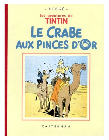 es::Facsímil Tintín BN en Francés: Le Crabe aux pinces d'or