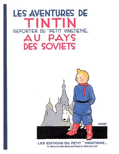 es::Facsímil Tintín BN en Francés: Tintin au Pays des Soviets