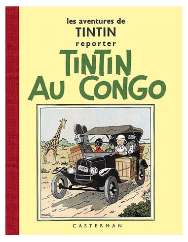 es::Facsímil Tintín BN en Francés: Tintin au Congo