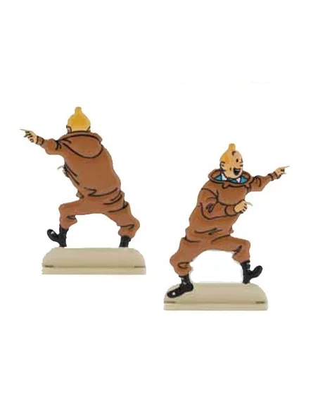 es::12 El Tesoro de Rakham el Rojo - Silueta metálica Tintín