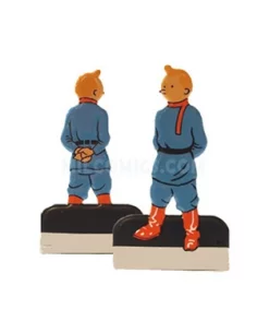 es::01 Tintín En el País de los Soviets - Silueta metálica Tintín