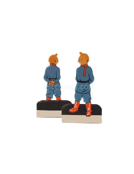 es::01 Tintín En el País de los Soviets - Silueta metálica Tintín