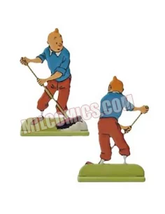 es::Silueta Tintín 2013: Tintín con escoba