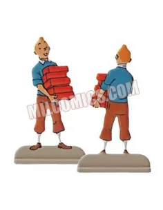 es::Silueta Tintín 2013: Tintín con ladrillos