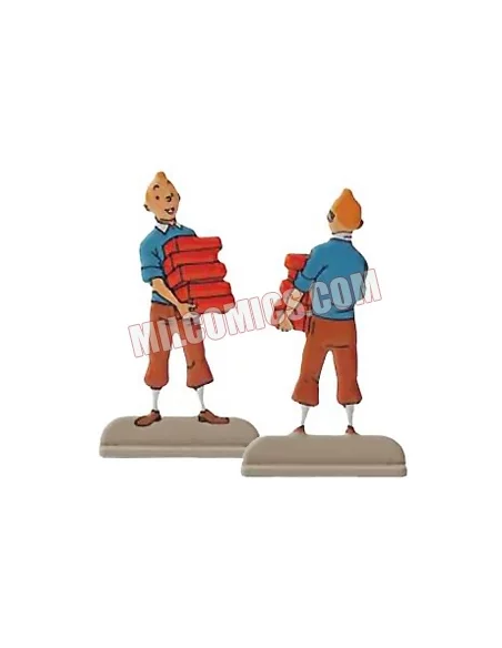 es::Silueta Tintín 2013: Tintín con ladrillos