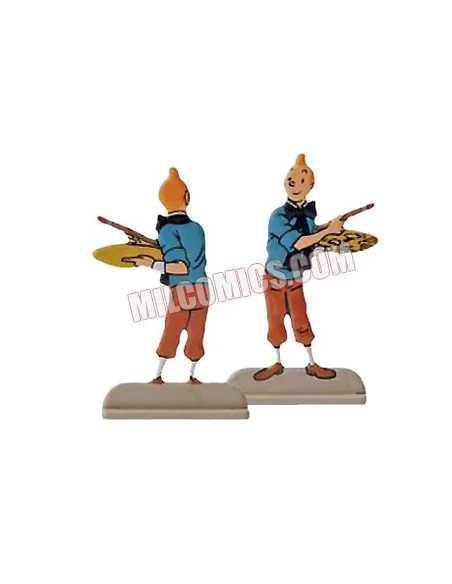 es::Silueta Tintín 2013: Tintín pintor