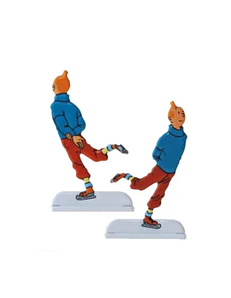 es::Silueta Tintín 2013: Tintín patinando