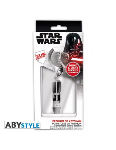 es::Star Wars Llavero con luz y sonido Sable de luz Darth Vader