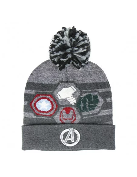 es::Los Vengadores Gorro Beanie Pompon Logos the Avengers