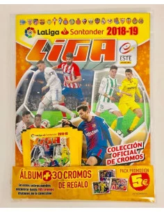 es::Liga Santander 2018-19 - Pack Álbum de cromos + 5 sobres