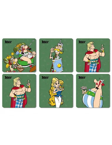 es::Asterix Pack de 6 Posavasos Legionarios