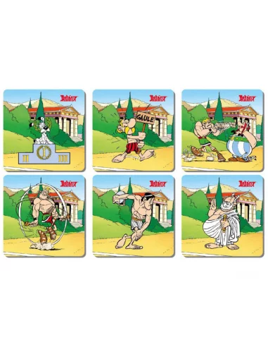 es::Asterix Pack de 6 Posavasos Juegos Olímpicos