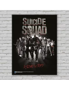 es::Escuadrón Suicida Póster de vidrio In Squad We Trust 30 x 40 cm.