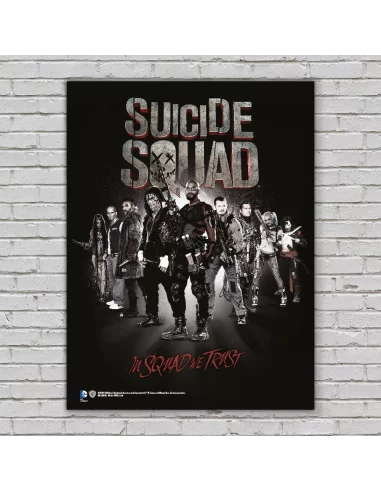 es::Escuadrón Suicida Póster de vidrio In Squad We Trust 30 x 40 cm.