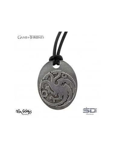 es::Juego De Tronos: Emblema Targaryen - Colgante De Estaño