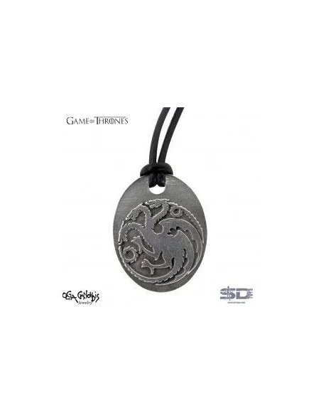 es::Juego De Tronos: Emblema Targaryen - Colgante De Estaño