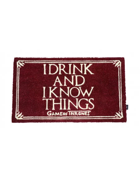 es::Juego de Tronos Felpudo I Drink And I Know Things 43 x 72 cm