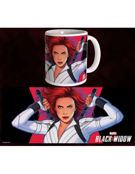 es::Black Widow Movie Taza White Widow