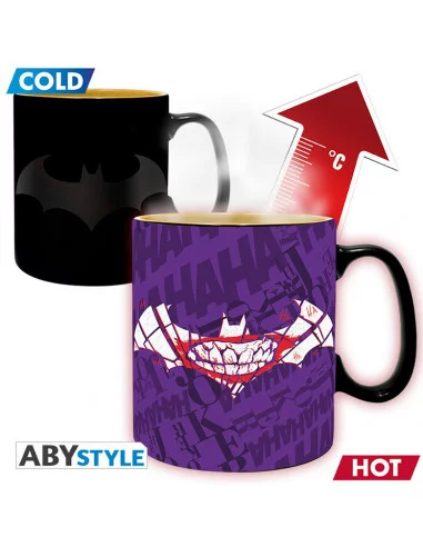 es::DC Comics Taza con cambio de imagen Batman Logo 460 ml