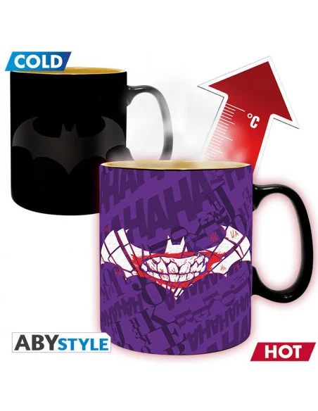 es::DC Comics Taza con cambio de imagen Batman Logo 460 ml