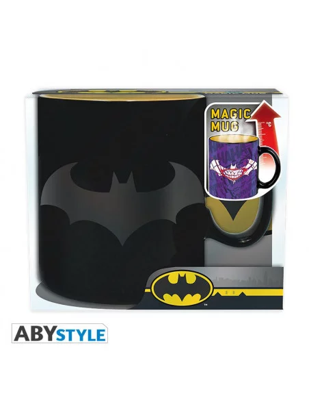 es::DC Comics Taza con cambio de imagen Batman Logo 460 ml