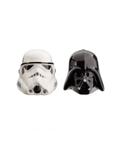 es::Star Wars Salero y Pimentero Darth Vader & Stormtrooper Helmet