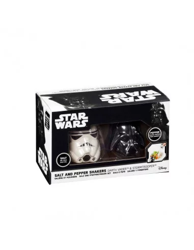 es::Star Wars Salero y Pimentero Darth Vader & Stormtrooper Helmet