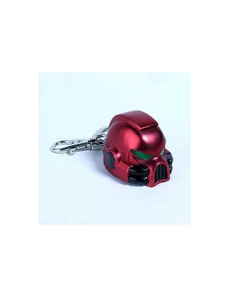 es::Warhammer 40K Llavero metálico Space Marine MKVII Helmet Blood Angels