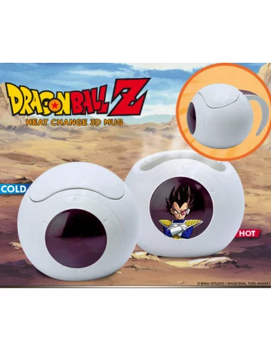 es::Dragon Ball Taza 3D cambio de imagen Nave de Vegeta 500 ml.