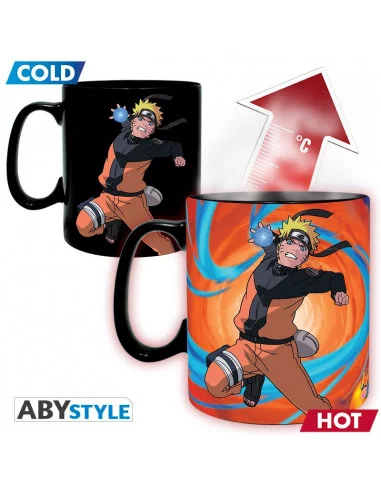 es::Naruto Shippuden Taza Duelo con cambio de imagen 460 ml