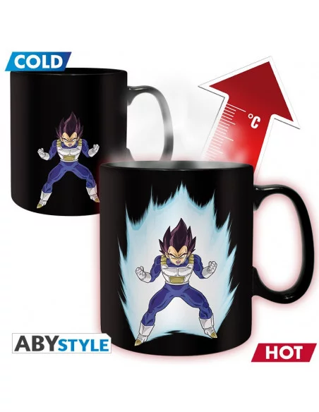 es::Dragon Ball Taza con cambio de imagen DBZ/ Vegeta y Shenron 460 ml