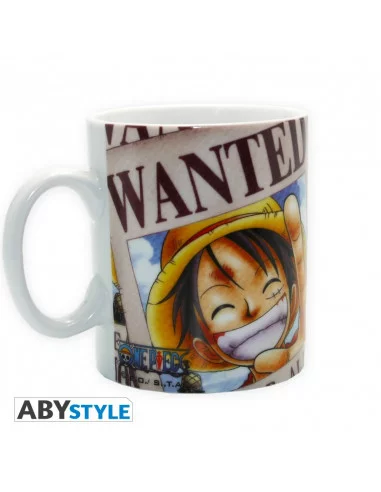 es::One Piece Taza Luffy Wanted 460 ml