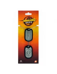 es::Borderlands Placas de identificación con cadena The Soldier