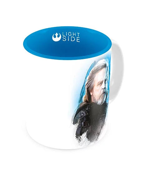 es::Star Wars Episodio VIII Taza Luke Skywalker blanca - azul