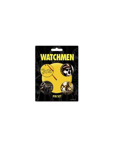 es::PINS - SET 4 CHAPAS WHO WATCHES- WATCHMEN