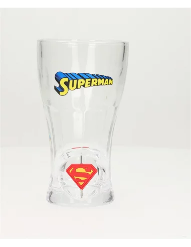 es::Vaso de refresco DC Comics logo giratorio Superman 3D