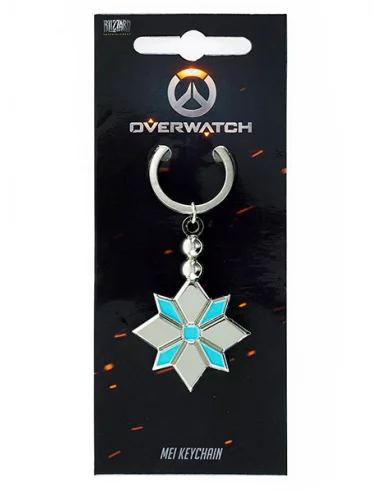 es::Overwatch Llavero metálico Adorno del pelo de Mei