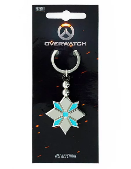 es::Overwatch Llavero metálico Adorno del pelo de Mei