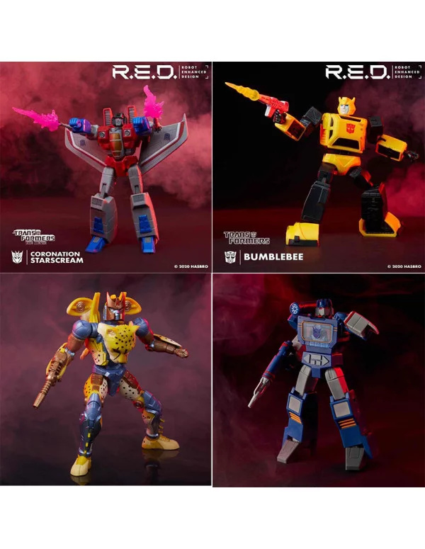 Transformers Generations R.E.D. – Action Figure Megatron 15 Cm Da Il Film 1986, 23 Punti Di Snodo, Accessori E Mazza Energon