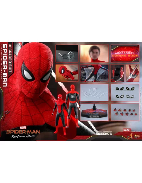 es::Spider-Man: Far from Home Figura 1/6 Spider-Man Upgraded Suit Hot Toys 29 cm