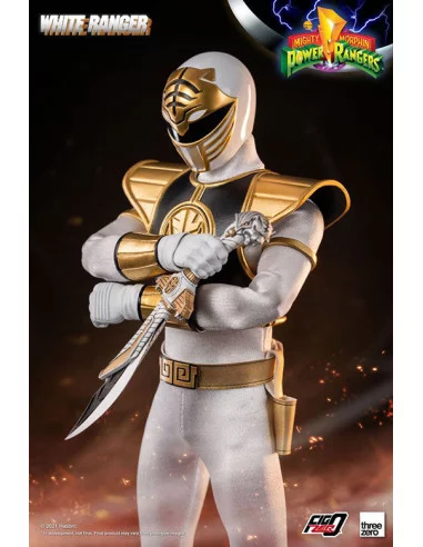 es::Mighty Morphin Power Rangers Figura FigZero 1/6 White Ranger 30 cm