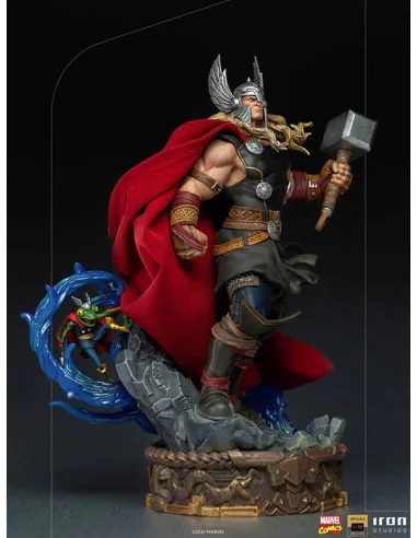es::Marvel Comics Estatua 1/10 BDS Deluxe Art Scale Thor Unleashed 28 cm